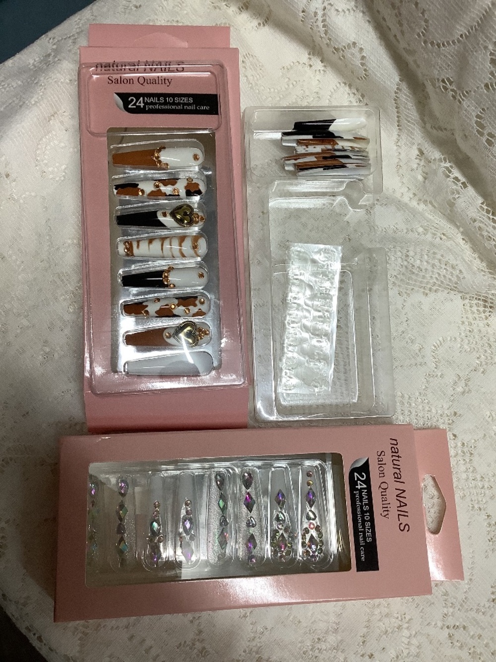 8 boxes Press On Nails